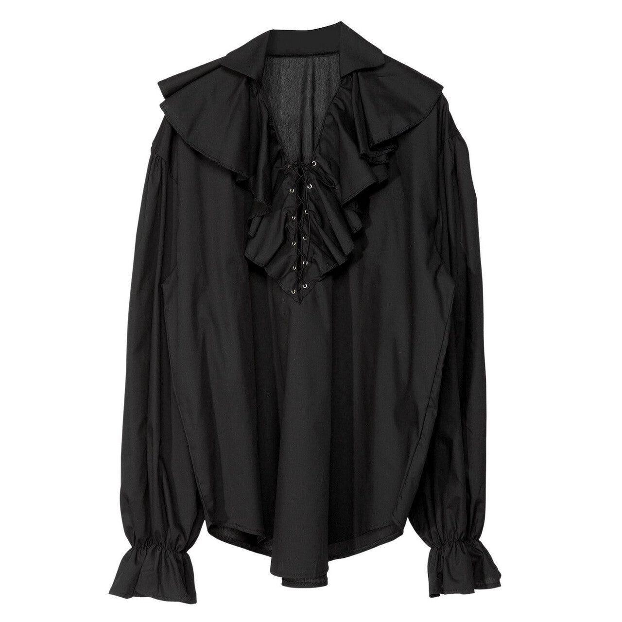 Op deze afbeelding zie je een Kostuums, van het merk Widmann. Piratenshirt Zwart Man