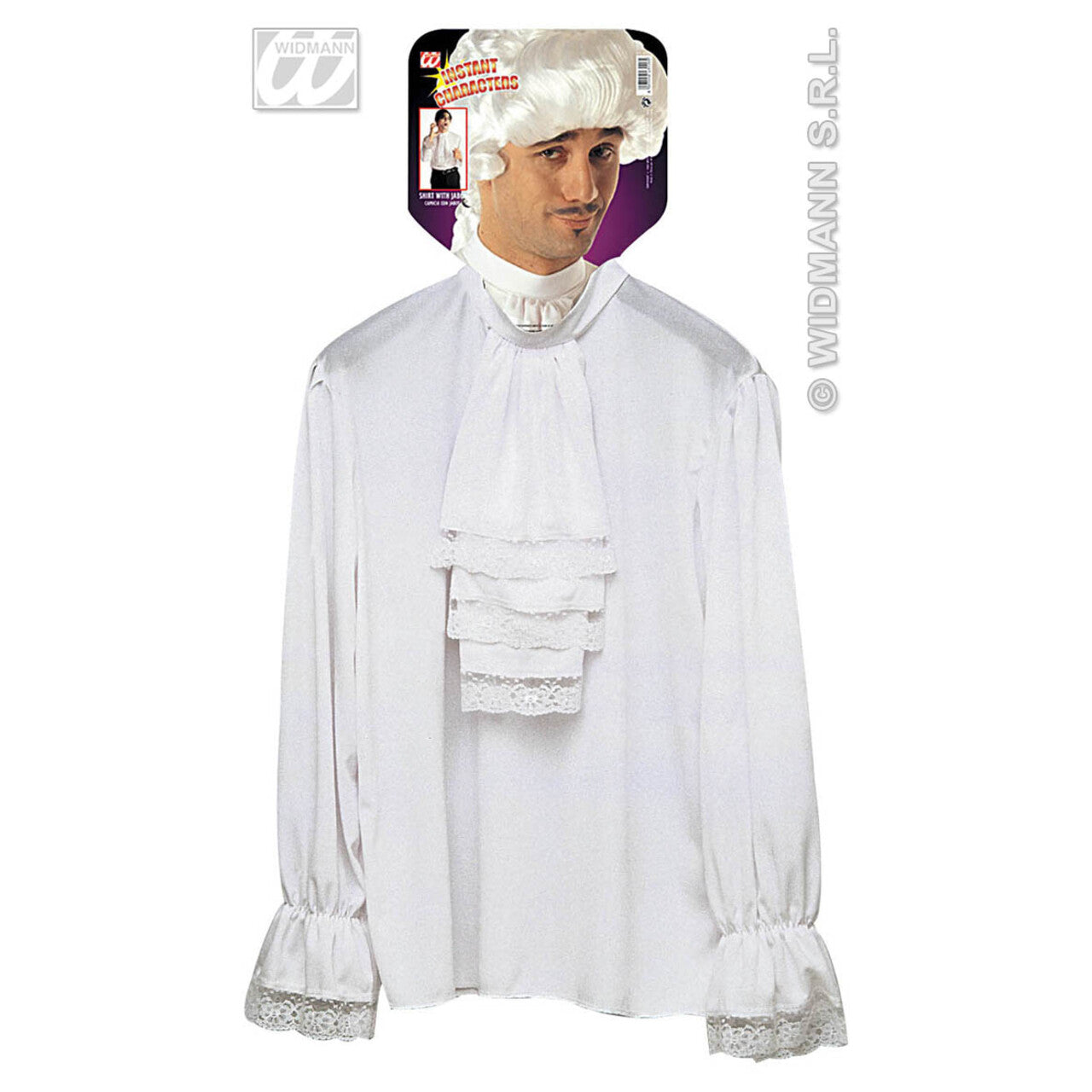 Op deze afbeelding zie je een Kostuums, van het merk Widmann. Karakter Shirt Man