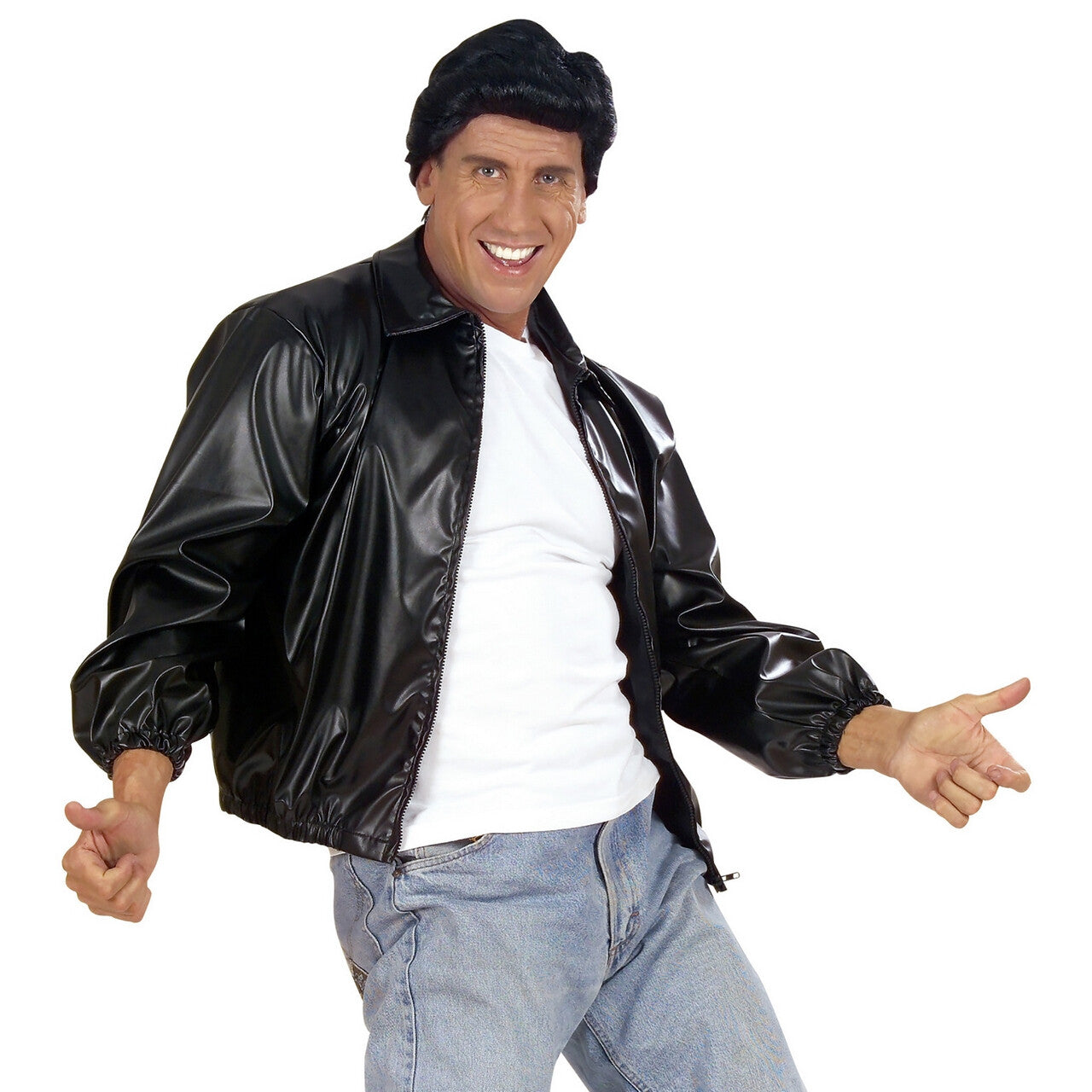 Op deze afbeelding zie je een Kostuums, van het merk Widmann. Grease Jack T-Bird Man