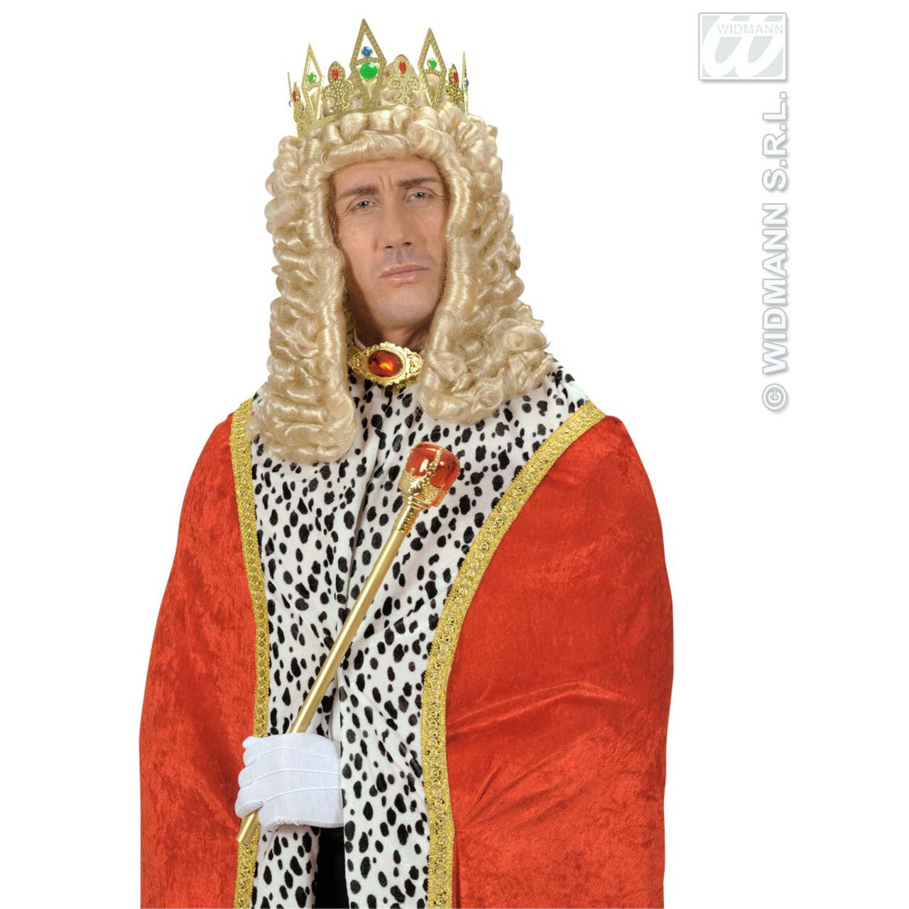 Op deze afbeelding zie je een Accessoires, van het merk Widmann. Kroon Koning