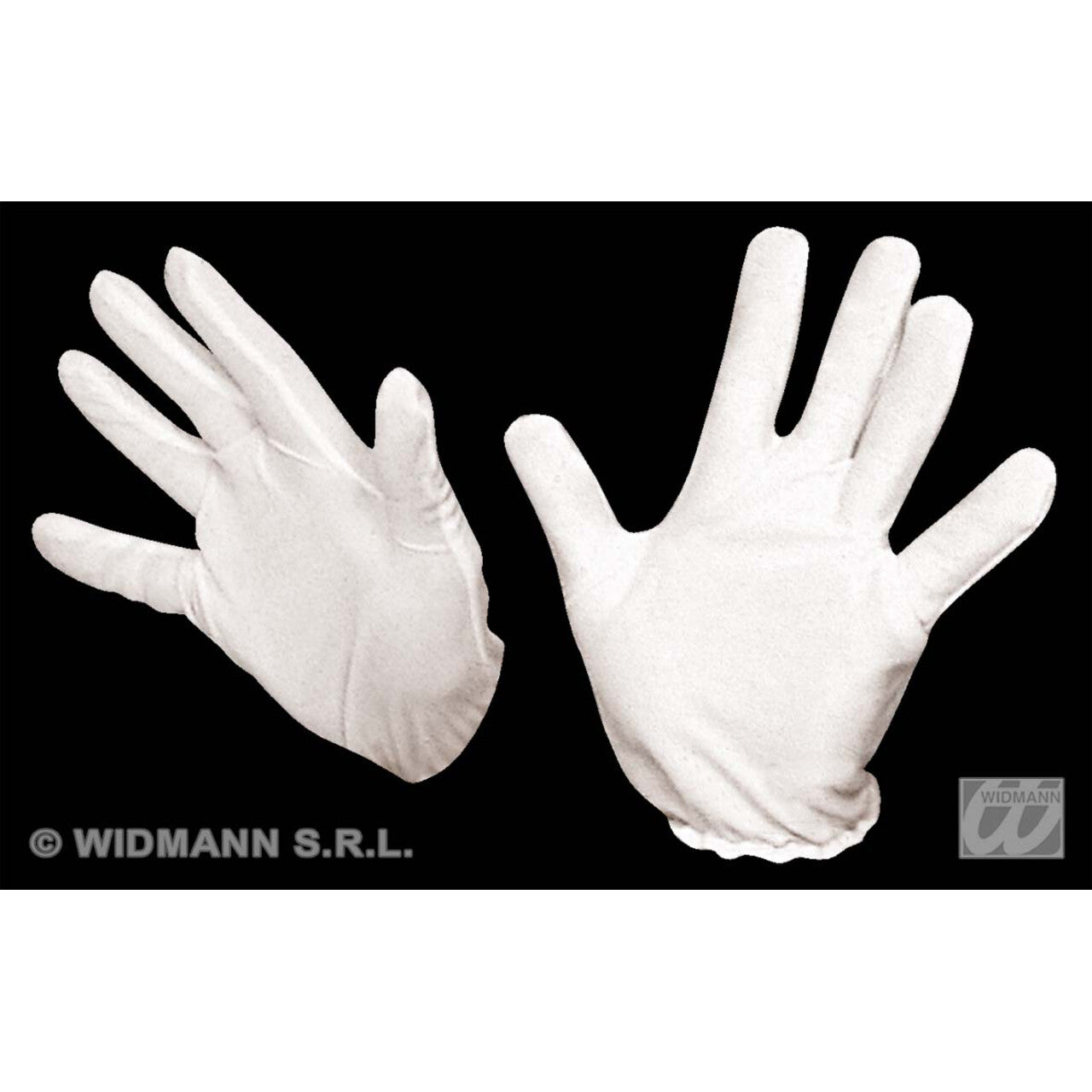 Op deze afbeelding zie je een Accessoires, van het merk Widmann. Witte Handschoenen