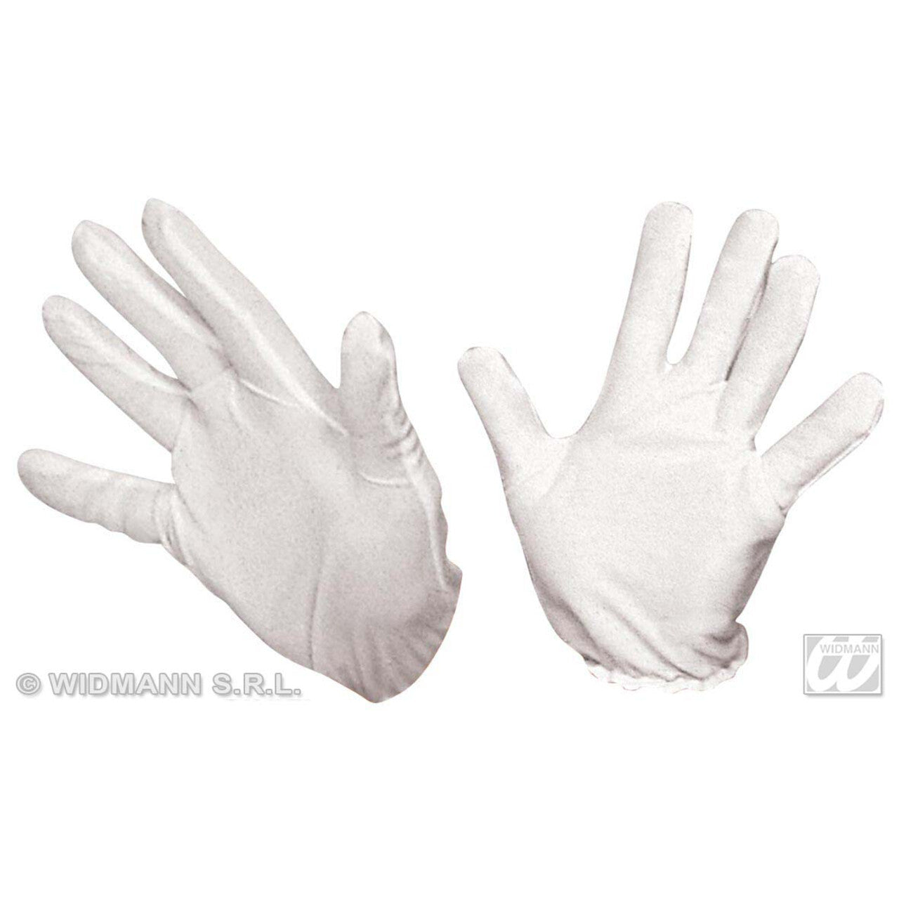 Op deze afbeelding zie je een Accessoires, van het merk Widmann. Witte Handschoenen