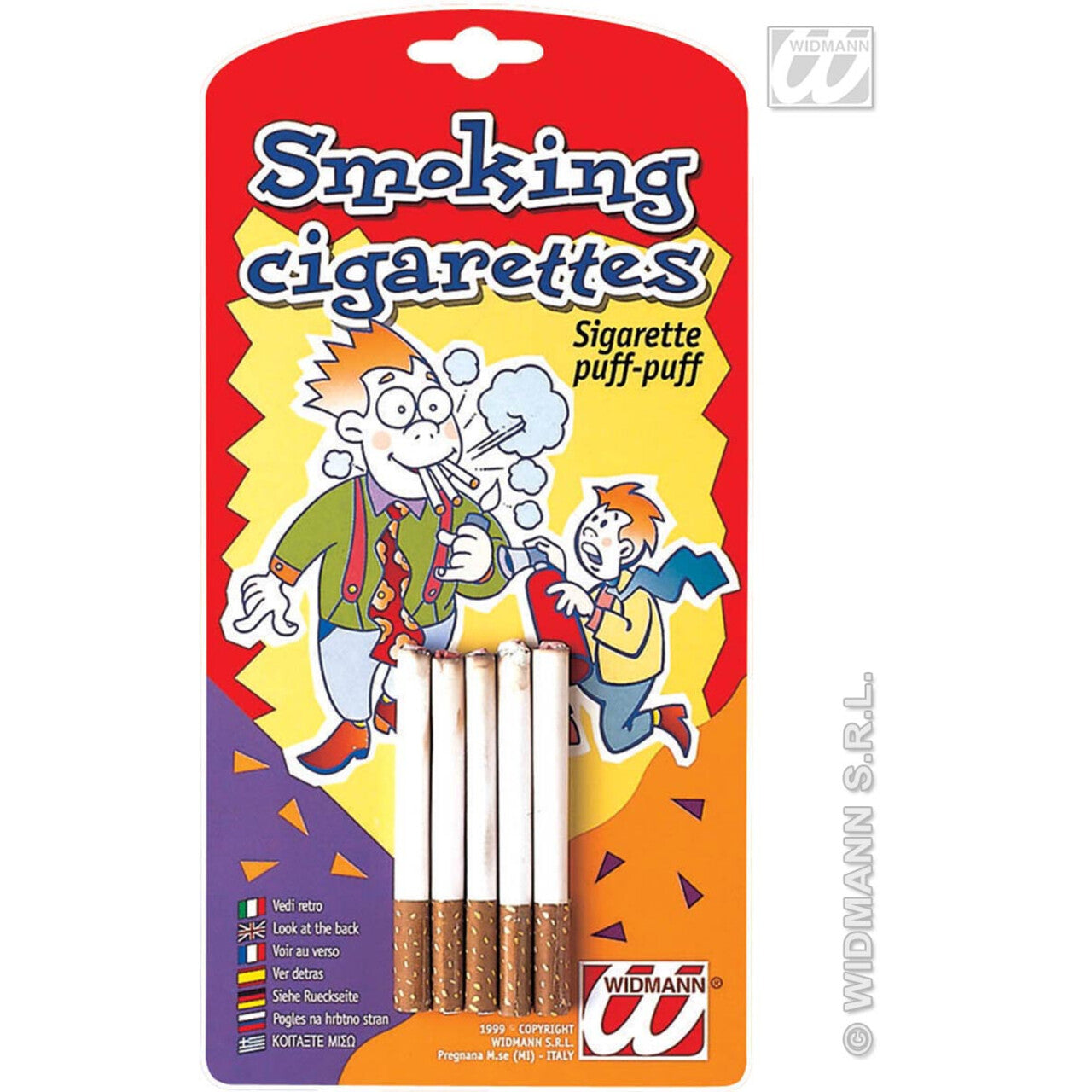 Op deze afbeelding zie je een Accessoires, van het merk Widmann. Puff Puff Sigaretten
