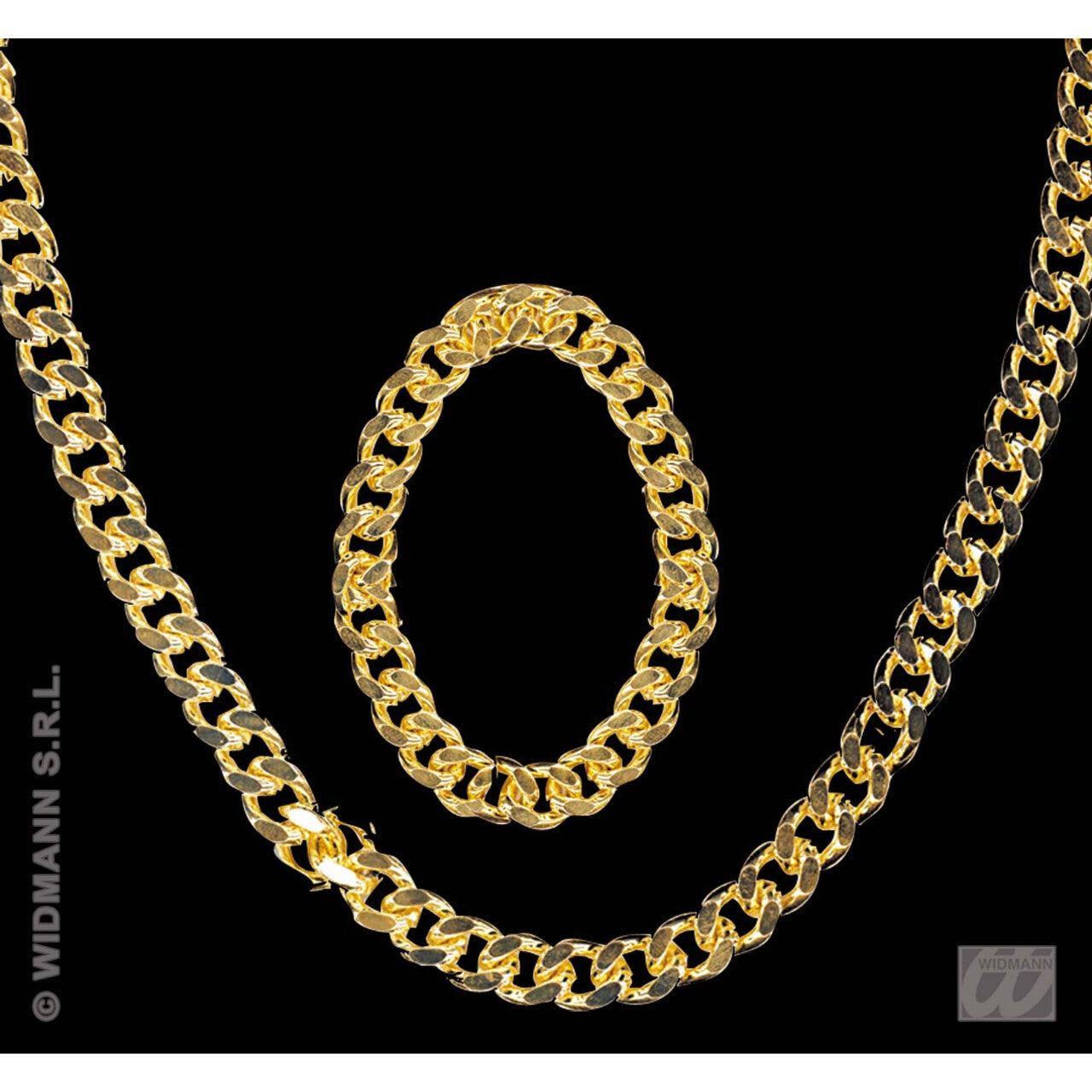 Op deze afbeelding zie je een Accessoires, van het merk Widmann. Rapper Set