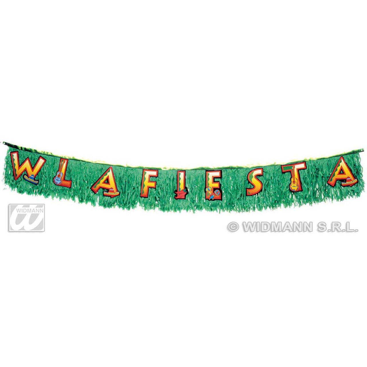 Op deze afbeelding zie je een Decoratie, van het merk Widmann. Feestslinger W La Fiesta 1.50 Meter