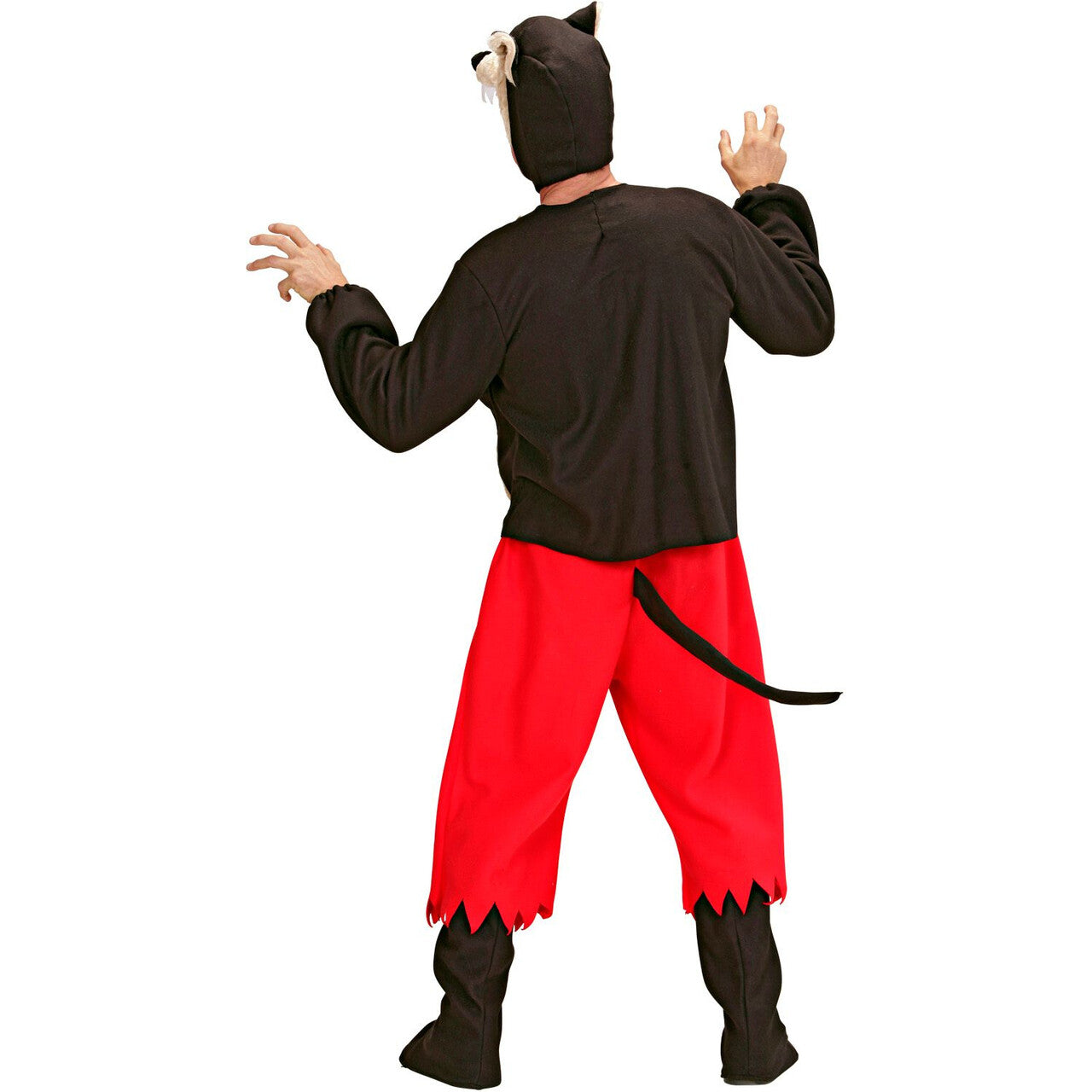 Op deze afbeelding zie je een Kostuums, van het merk Widmann. Grappige Boze Wolf Kostuum Man
