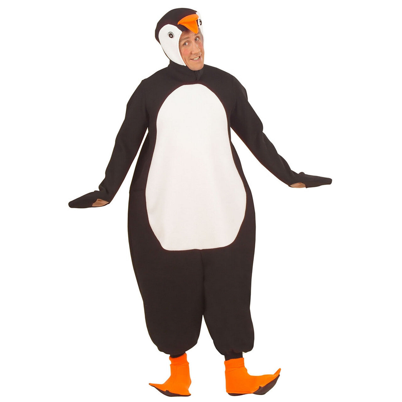 Op deze afbeelding zie je een Kostuums, van het merk Widmann. Waggelende Pinguin Kostuum Man