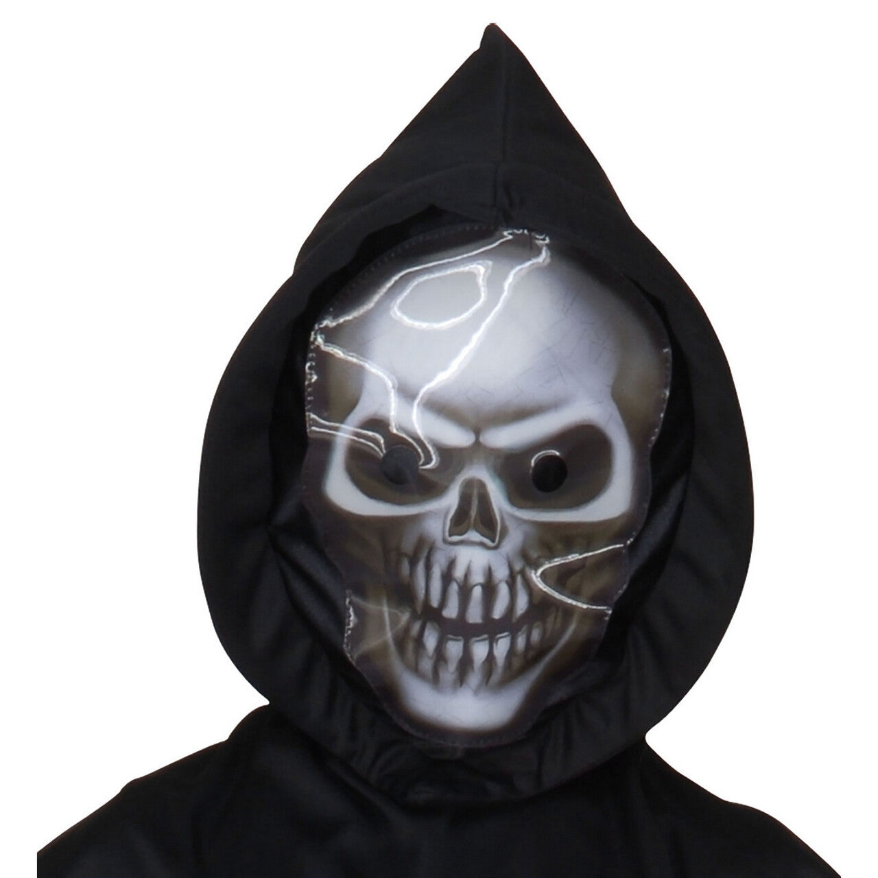 Op deze afbeelding zie je een Kostuums, van het merk Widmann. Grim Reaper, Holographic Vader Tijd Kostuum Jongen