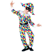 Op deze afbeelding zie je een Kostuums, van het merk Widmann. Harlekijn Kind Luxe Kostuum Jongen