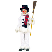 Op deze afbeelding zie je een Kostuums, van het merk Widmann. Grappige Sneeuwman Kind, Flanel & Pluche Kostuum Kind