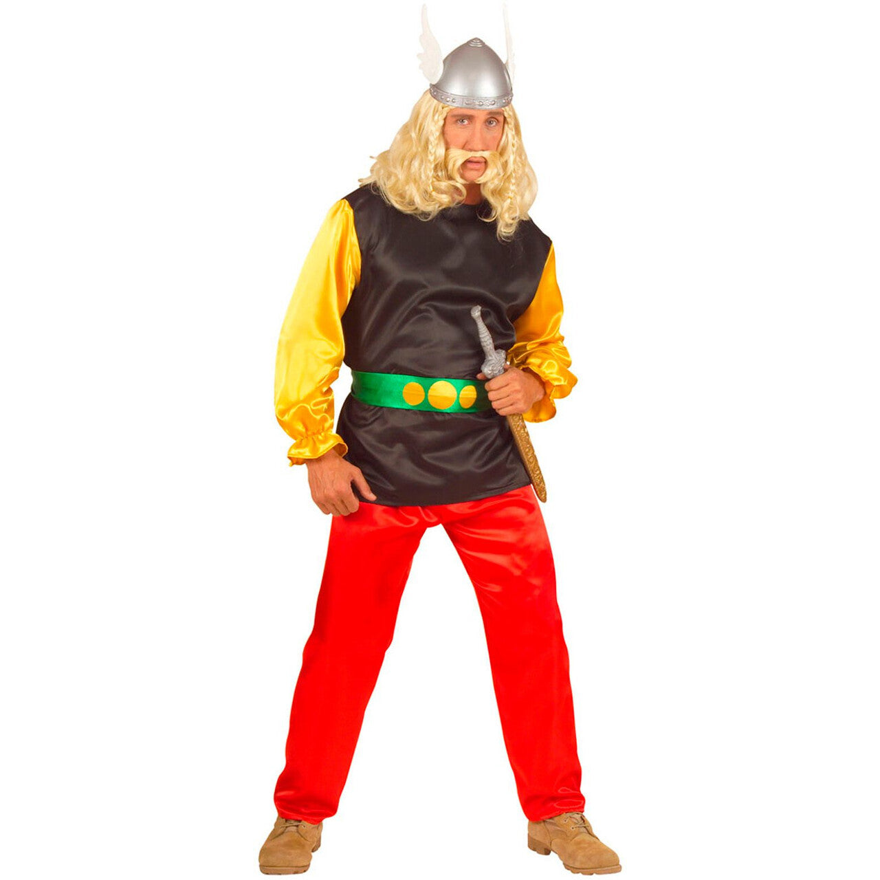 Op deze afbeelding zie je een Kostuums, van het merk Widmann. Asterix De Gallier Kostuum Man