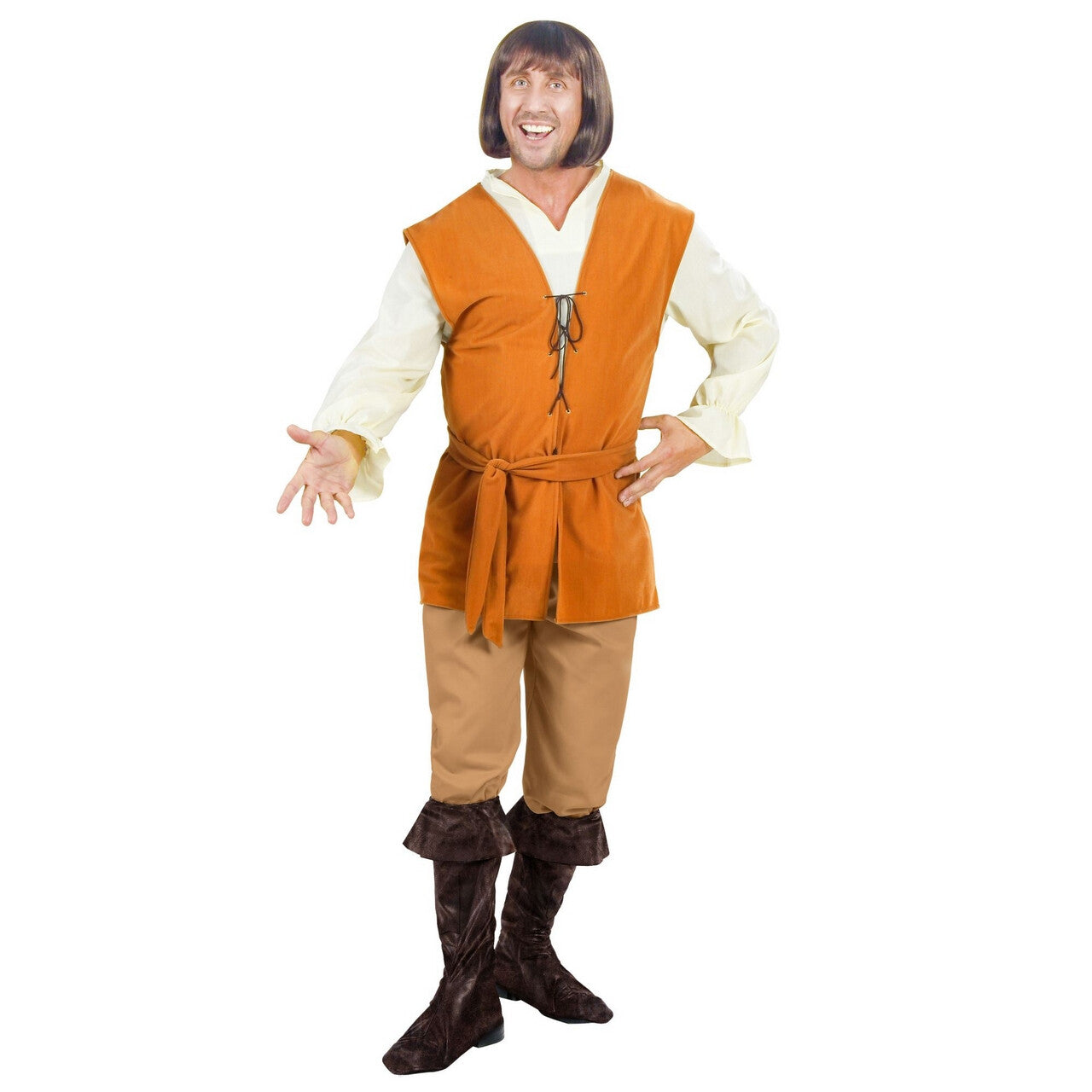 Op deze afbeelding zie je een Kostuums, van het merk Widmann. Boer Middeleeuwen Herbergier Kostuum Man