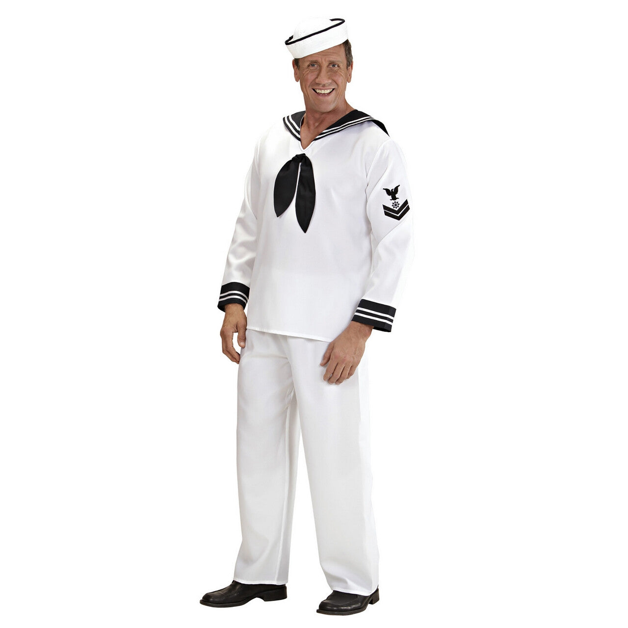 Op deze afbeelding zie je een Kostuums, van het merk Widmann. Zeeman Love Boat Kostuum