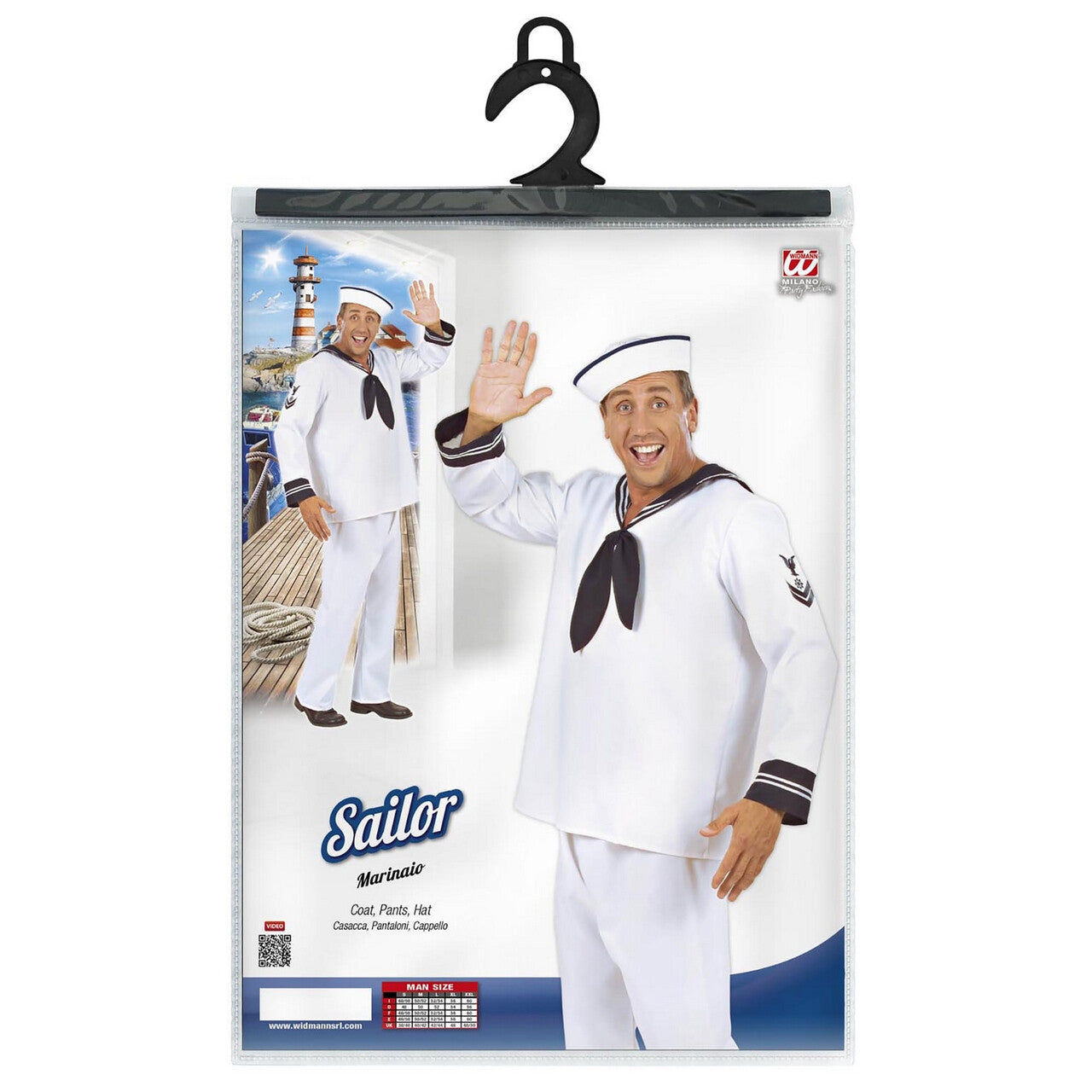 Op deze afbeelding zie je een Kostuums, van het merk Widmann. Zeeman Love Boat Kostuum