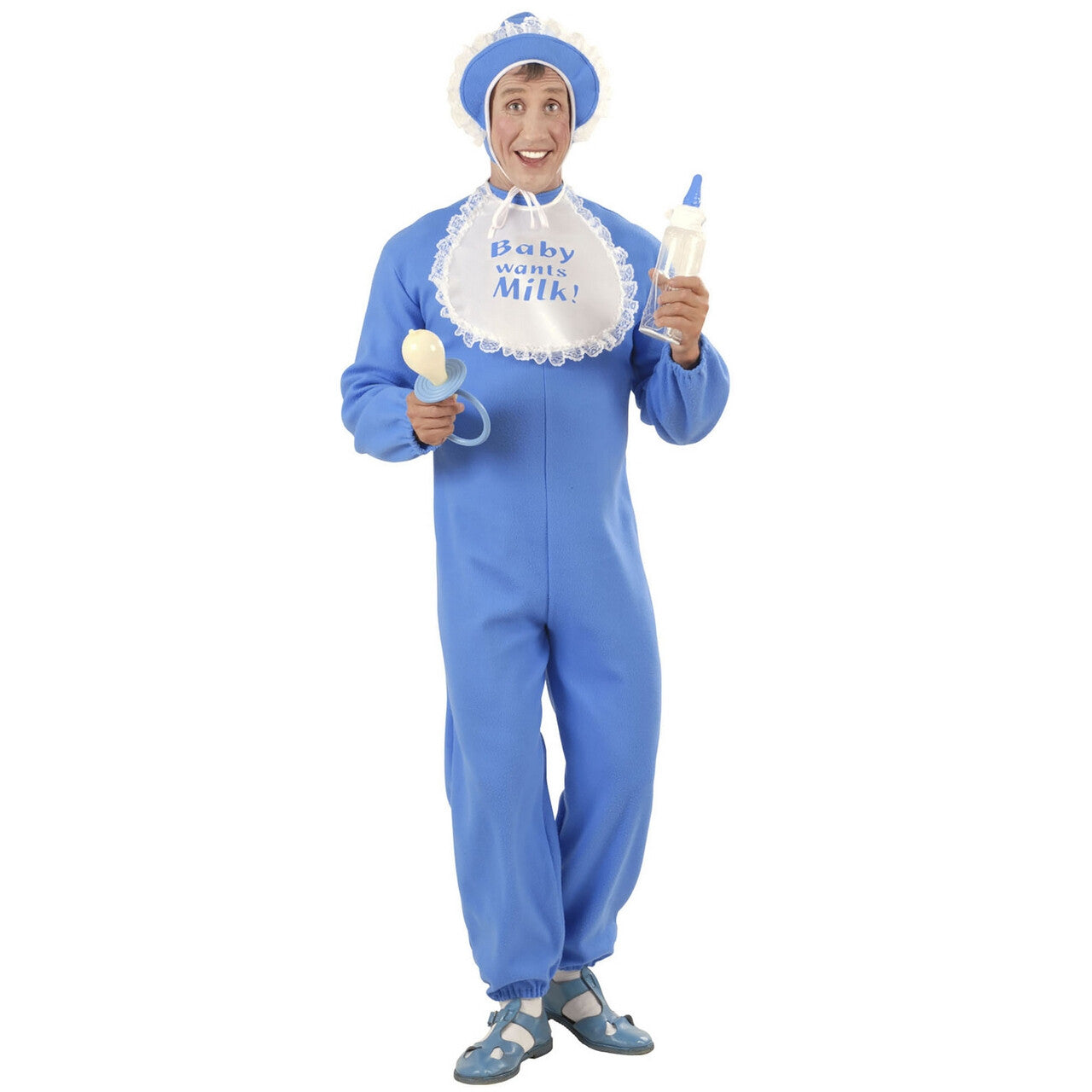 Op deze afbeelding zie je een Kostuums, van het merk Widmann. Baby Jongen Big Baby Kostuum Man