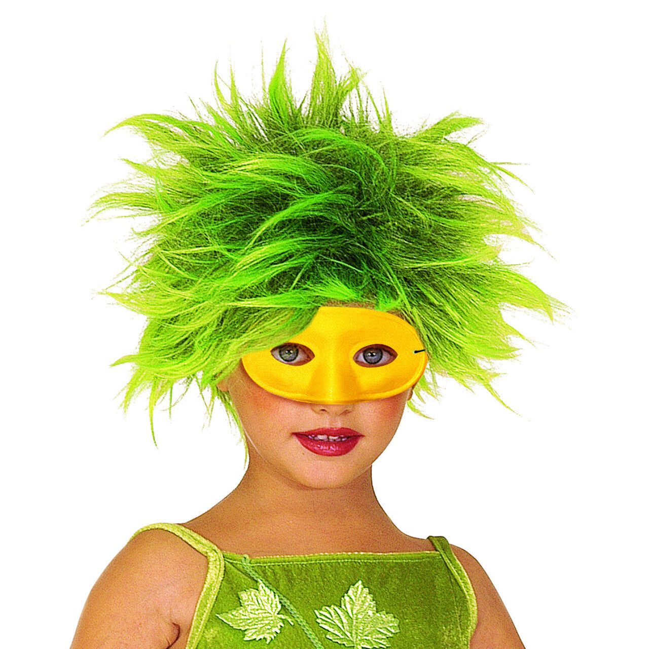 Op deze afbeelding zie je een Accessoires, van het merk Widmann. Ovaal Oogmasker Mascherina Geel Kind