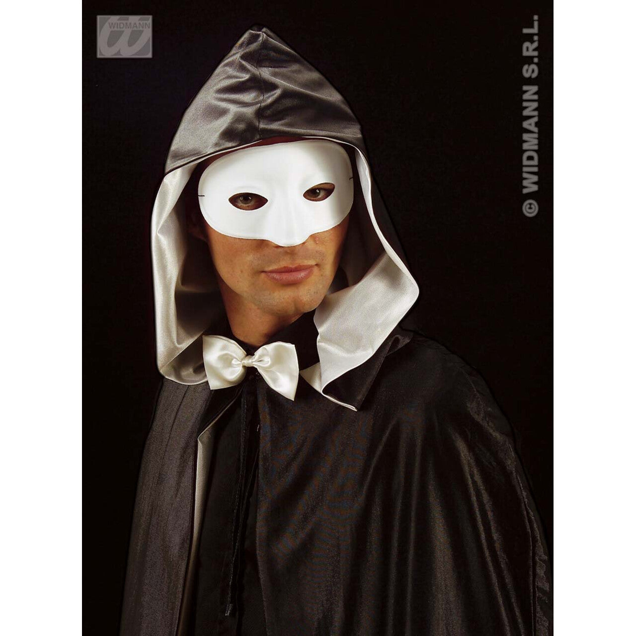 Op deze afbeelding zie je een Accessoires, van het merk Widmann. Oogmasker Maskerade Wit