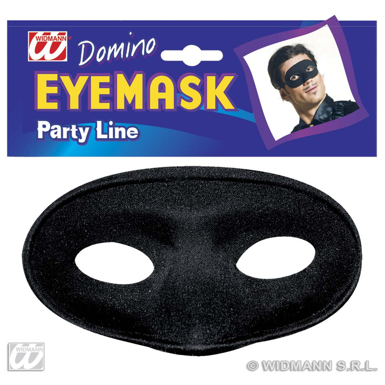 Op deze afbeelding zie je een Accessoires, van het merk Widmann. Oogmasker Maskerade, Zwart
