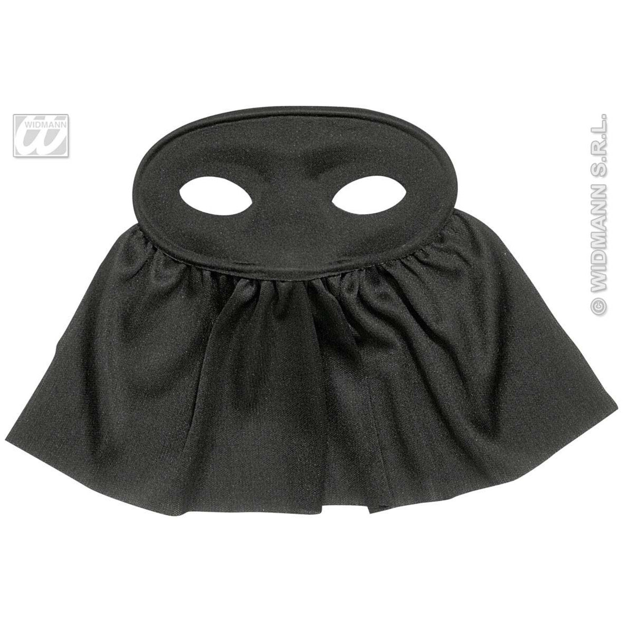 Op deze afbeelding zie je een Accessoires, van het merk Widmann. Oogmasker Zwart Met Sluier