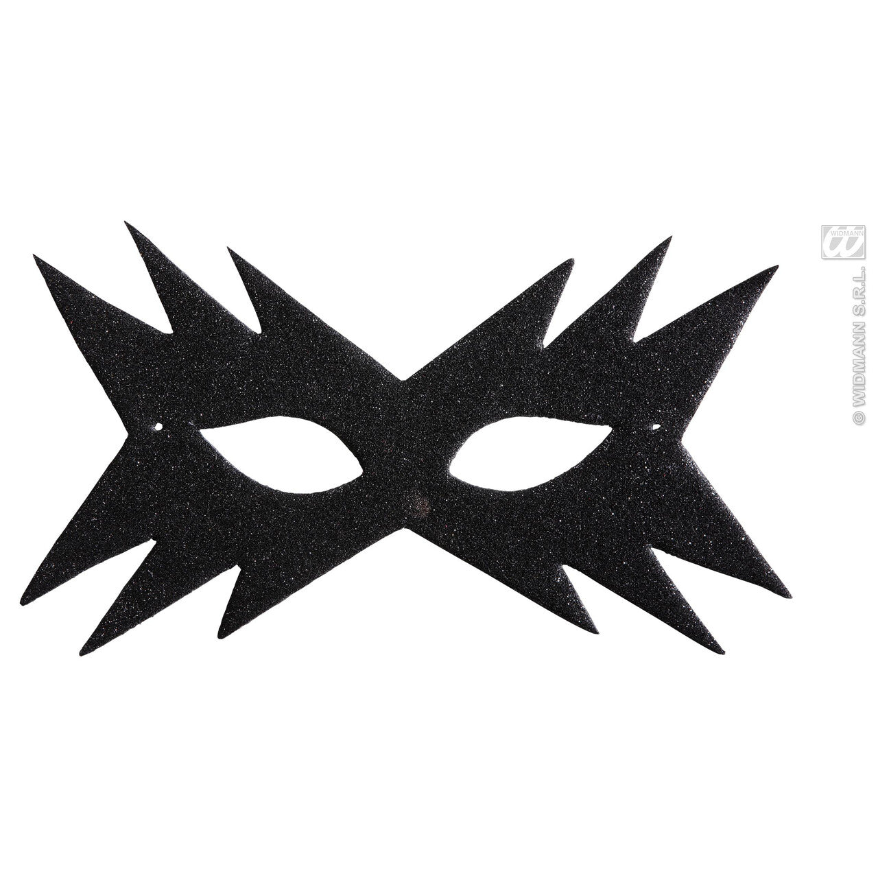 Op deze afbeelding zie je een Accessoires, van het merk Widmann. Oogmasker, Ster Zwart