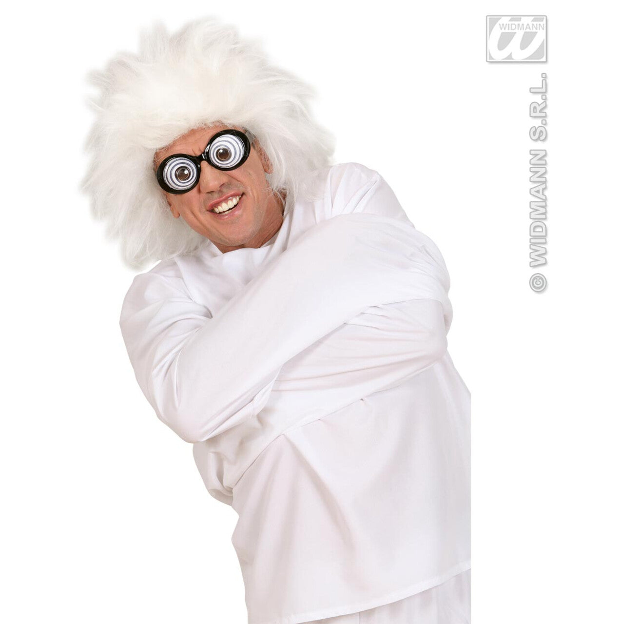 Op deze afbeelding zie je een Accessoires, van het merk Widmann. Bril, Idioot