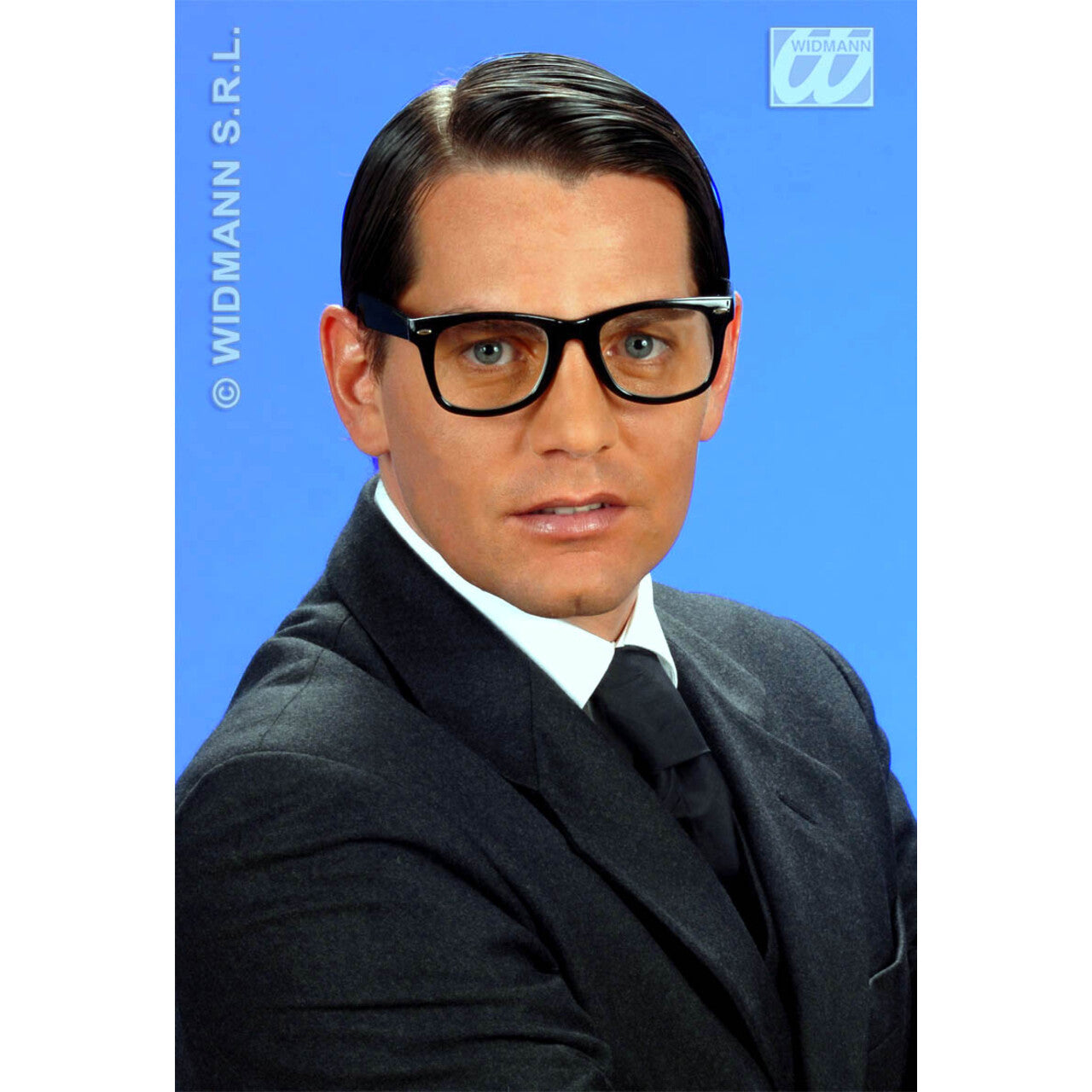 Op deze afbeelding zie je een Accessoires, van het merk Widmann. Bril, Karakter (Zwart)