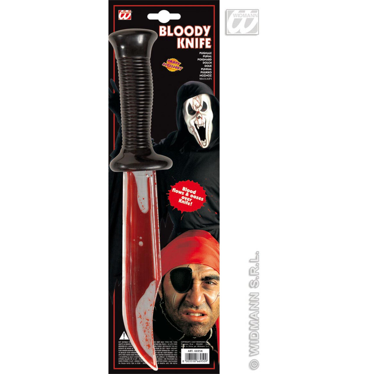 Op deze afbeelding zie je een Accessoires, van het merk Widmann. Mes Met Bloed