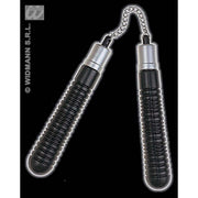 Op deze afbeelding zie je een Accessoires, van het merk Widmann. Nunchaku Zwart