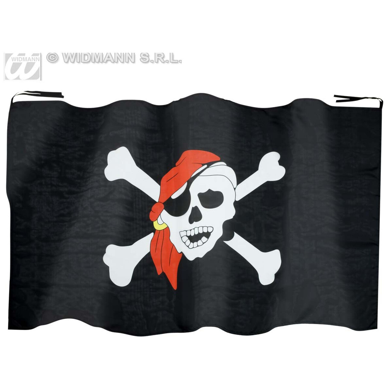 Op deze afbeelding zie je een Decoratie, van het merk Widmann. Piratenvlag 130x80 Centimeter