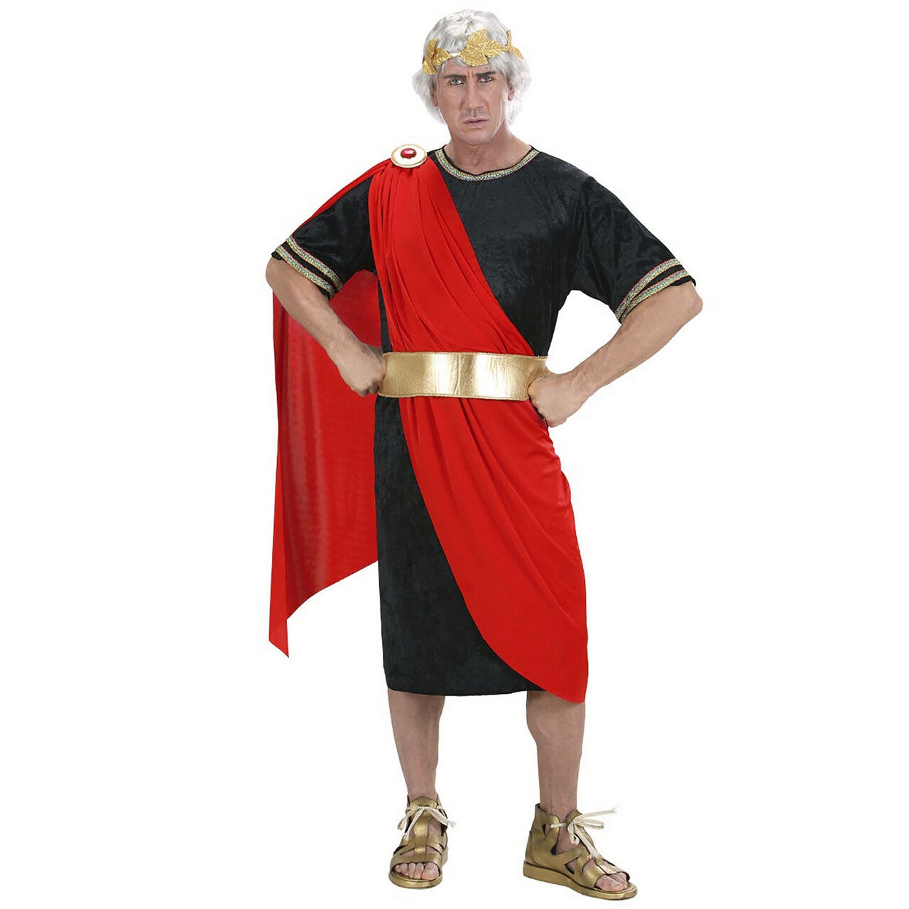 Op deze afbeelding zie je een Kostuums, van het merk Widmann. Stijlvol Nero Kostuum Man