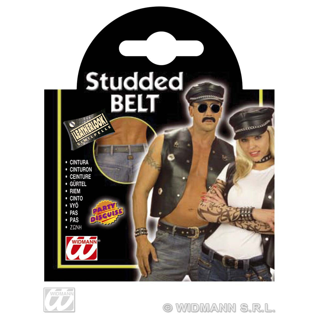 Op deze afbeelding zie je een Accessoires, van het merk Widmann. Spijkerriem
