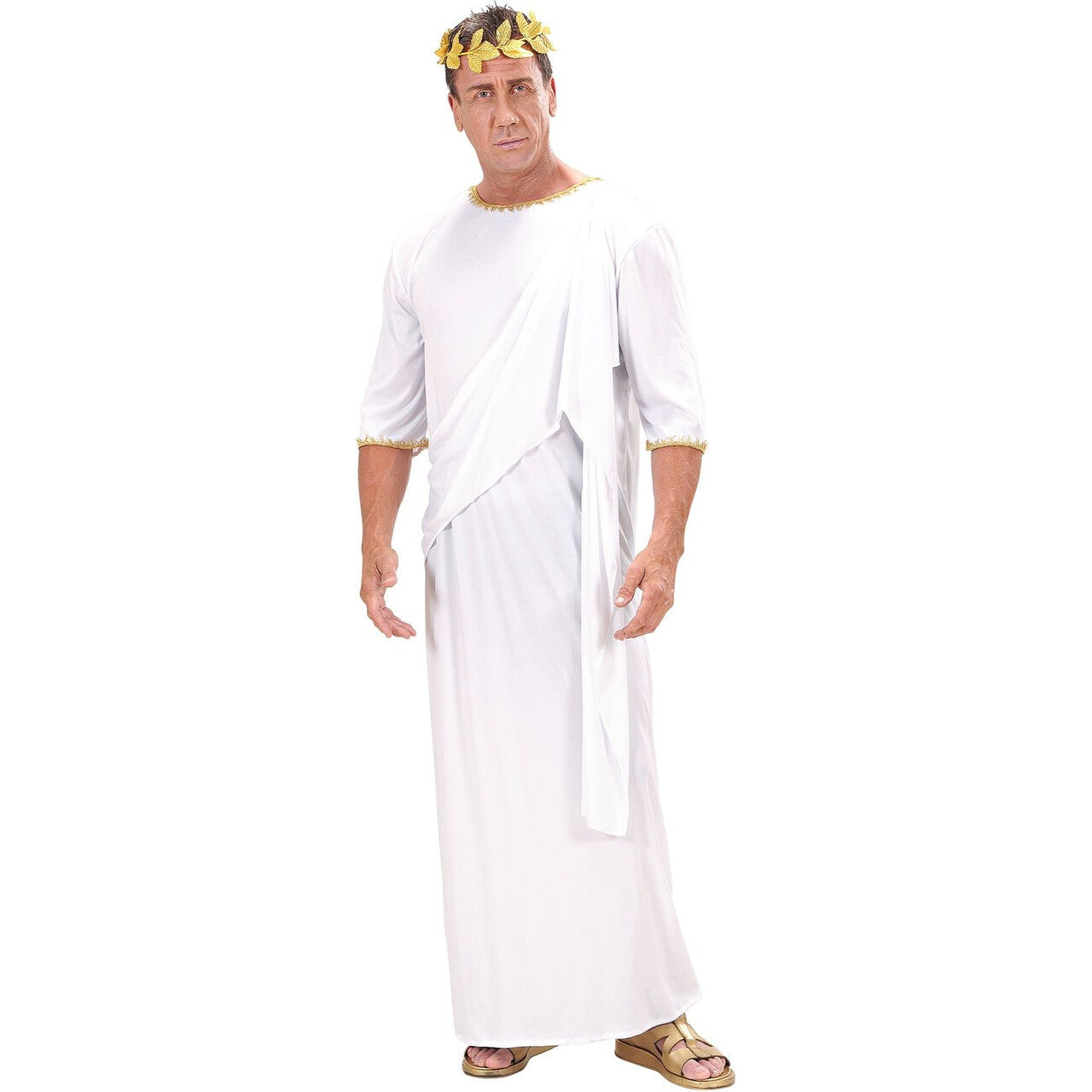 Op deze afbeelding zie je een Kostuums, van het merk Widmann. Geklede Toga Unisex Kostuum