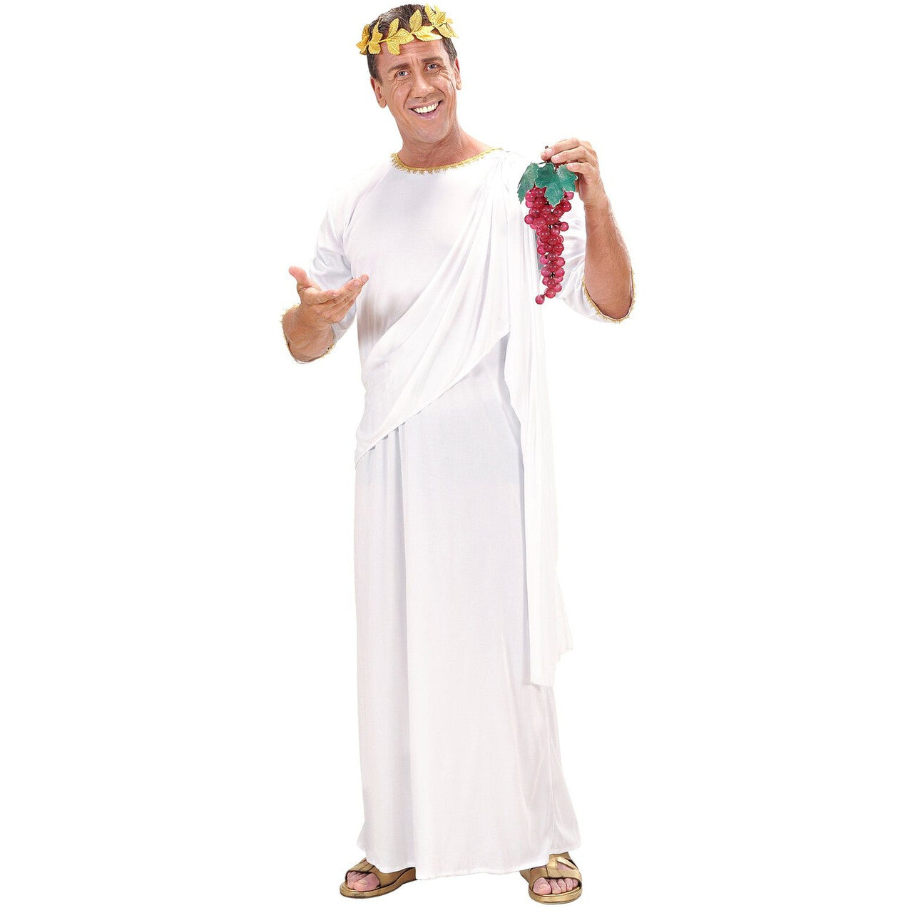 Op deze afbeelding zie je een Kostuums, van het merk Widmann. Geklede Toga Unisex Kostuum