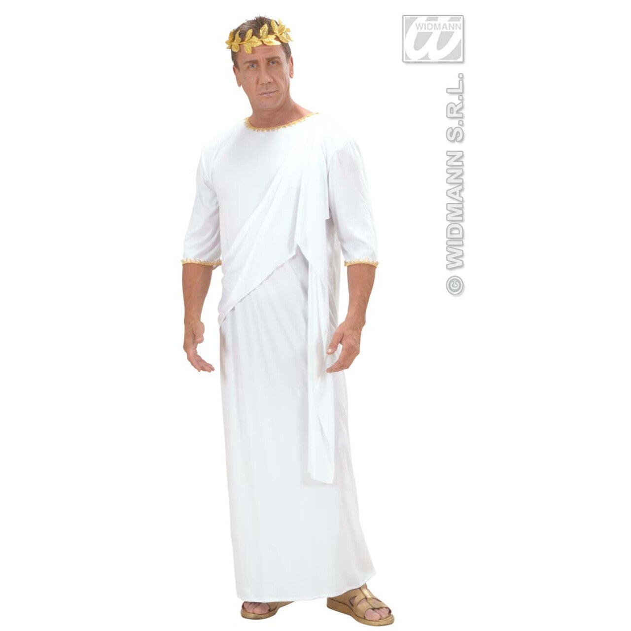 Op deze afbeelding zie je een Kostuums, van het merk Widmann. Geklede Toga Unisex Kostuum