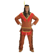 Op deze afbeelding zie je een Kostuums, van het merk Widmann. Indiaan Man Netzalcoatl Kostuum