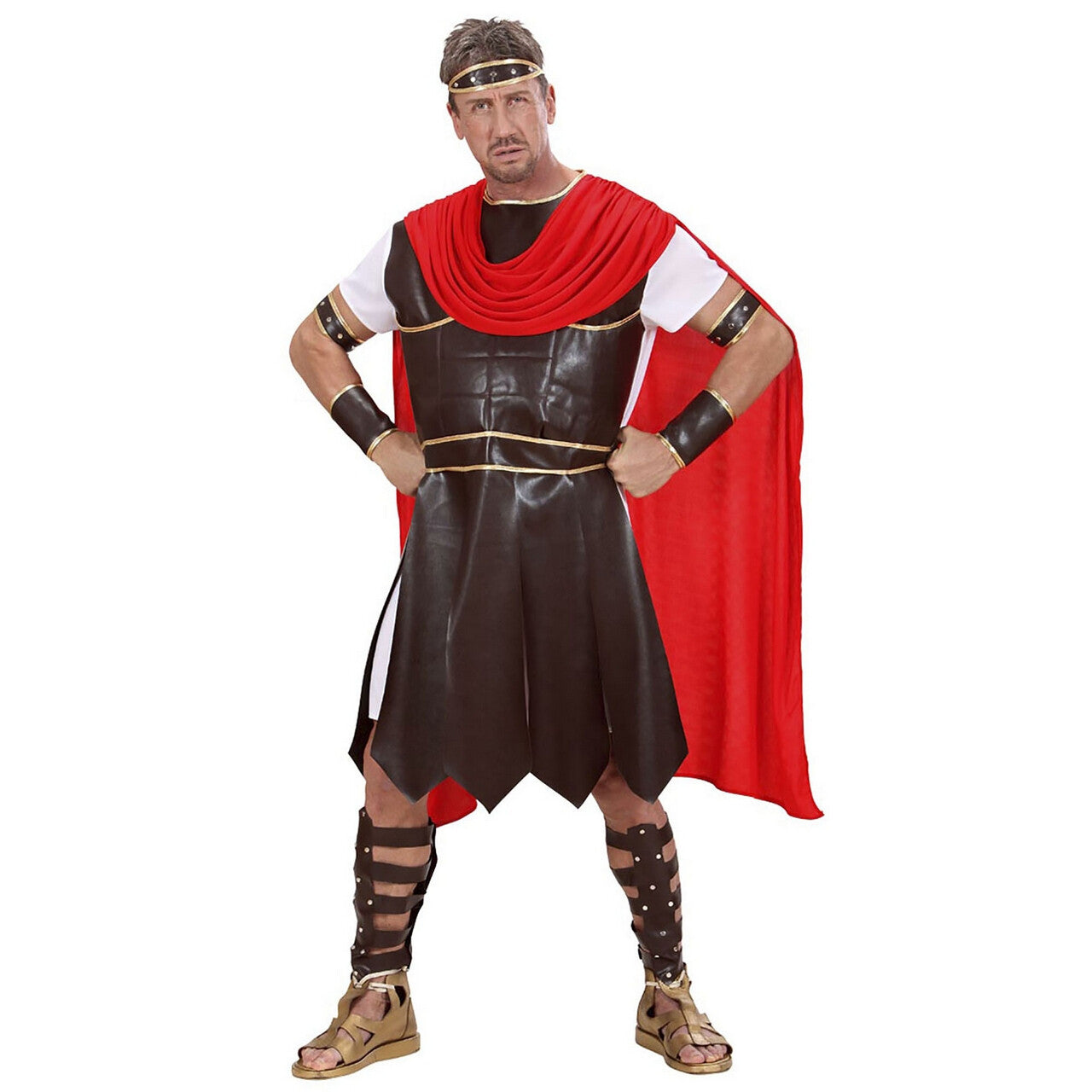 Op deze afbeelding zie je een Kostuums, van het merk Widmann. Centurion Hercules Kostuum Man