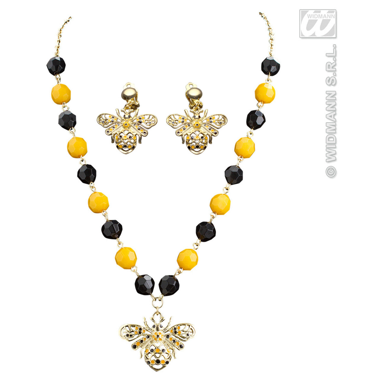 Op deze afbeelding zie je een Accessoires, van het merk Widmann. Ketting Met Oorbellen, Bij