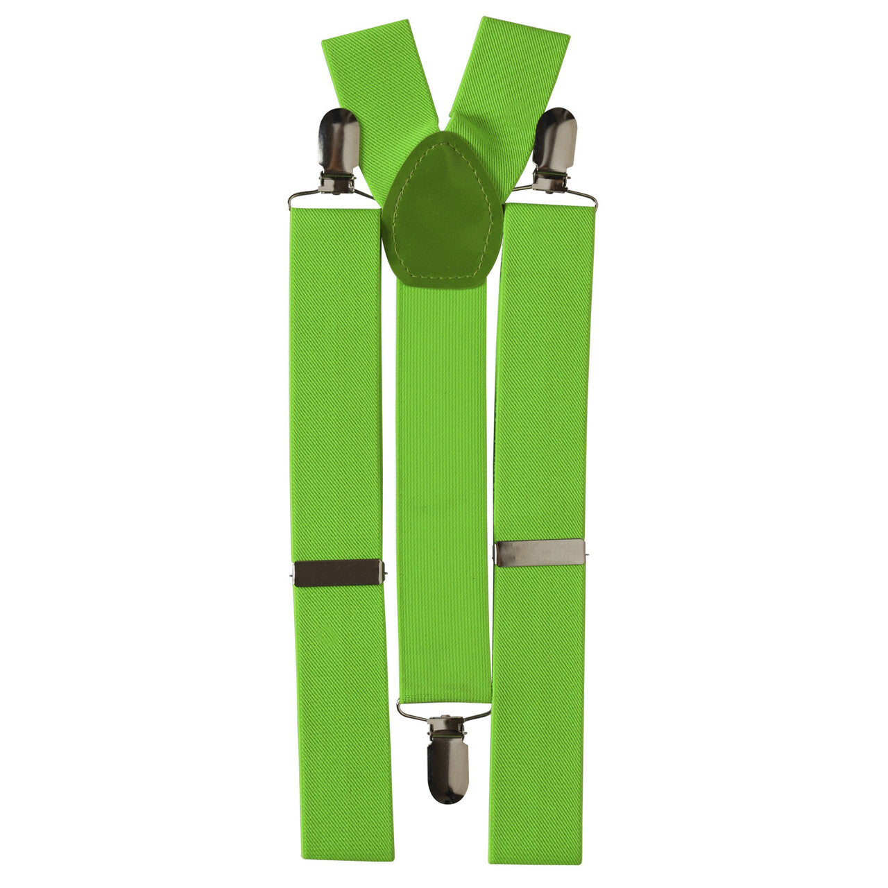 Op deze afbeelding zie je een Accessoires, van het merk Widmann. Klassieke Bretels, Neon Groen