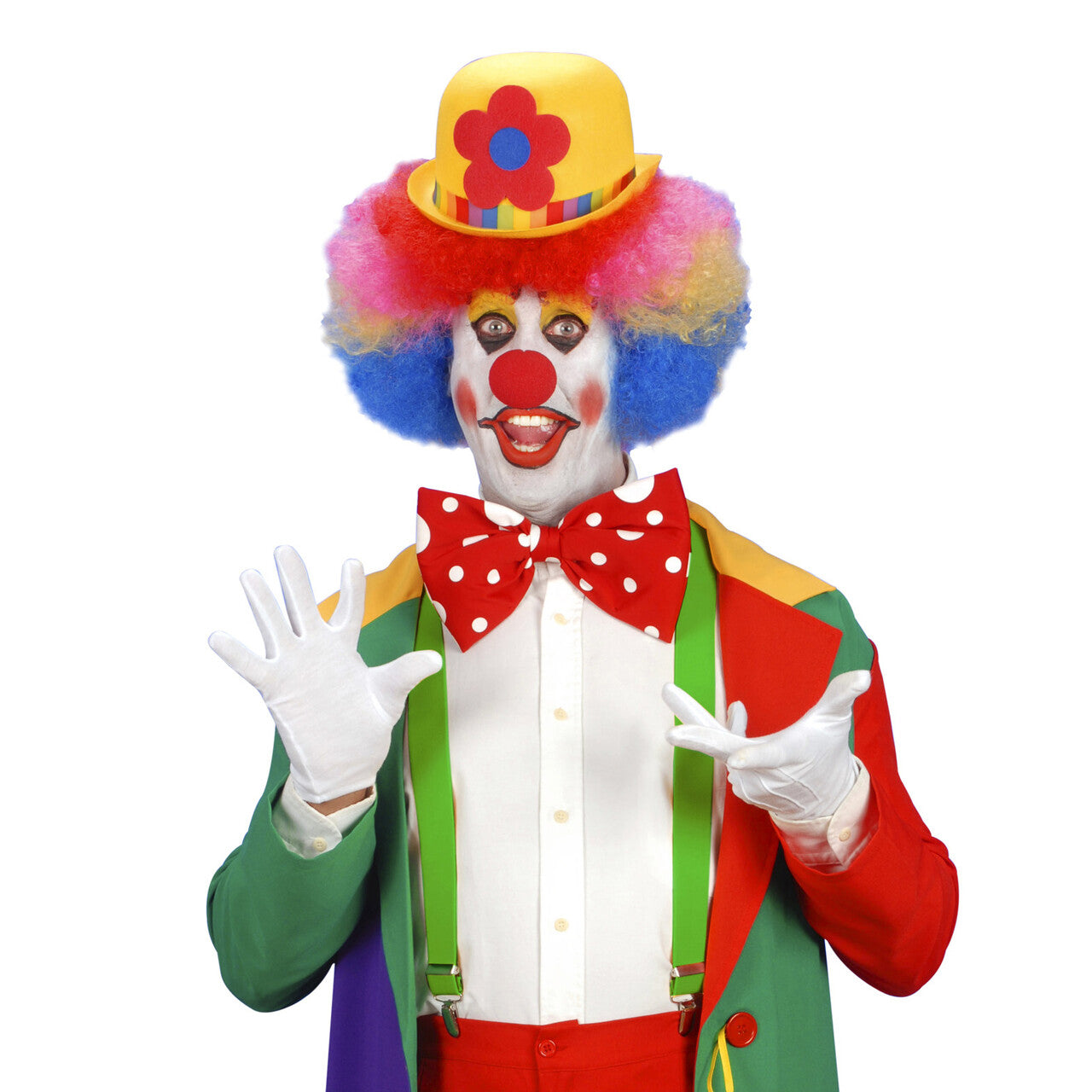 Op deze afbeelding zie je een Accessoires, van het merk Widmann. Klassieke Bretels, Neon Groen