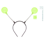 Op deze afbeelding zie je een Accessoires, van het merk Widmann. Hoofdband Met Antenne, Lichtgevend In Donker
