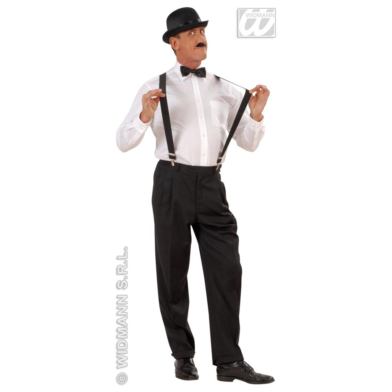 Op deze afbeelding zie je een Accessoires, van het merk Widmann. Bretel, Zwart