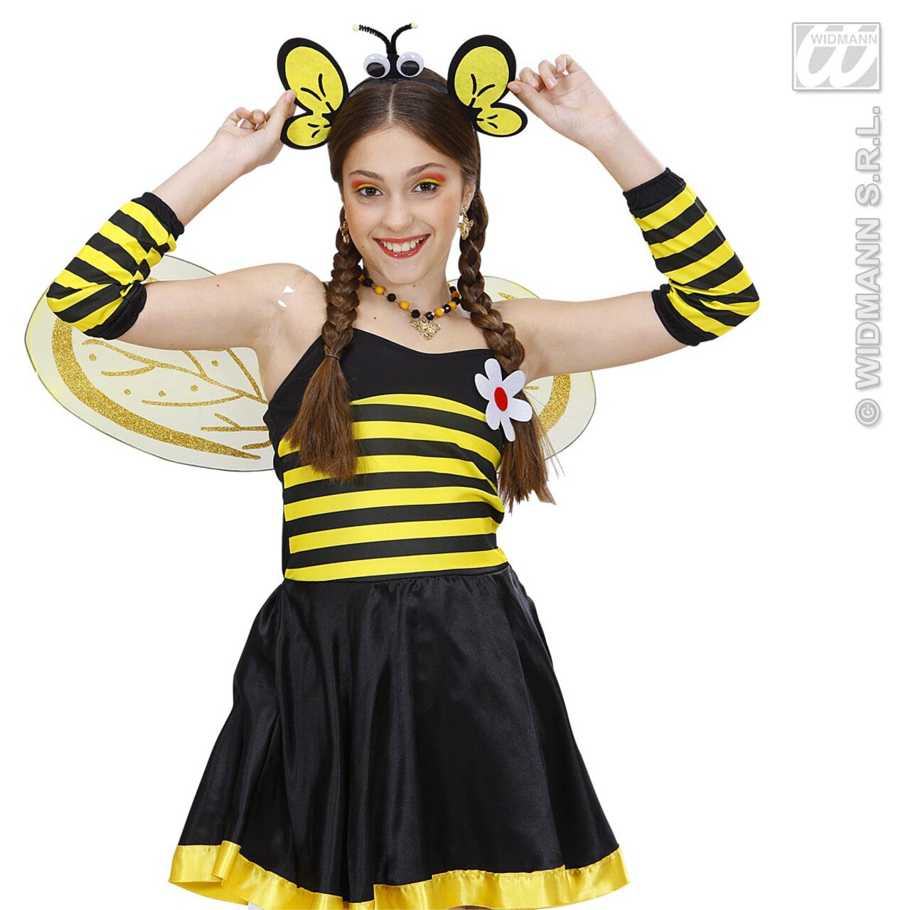 Op deze afbeelding zie je een Accessoires, van het merk Widmann. Hoofdband Bij Met Vleugels