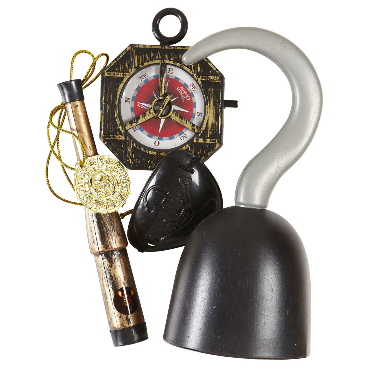 Op deze afbeelding zie je een Accessoires, van het merk Widmann. Piratenset Accessoires