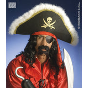 Op deze afbeelding zie je een Accessoires, van het merk Widmann. Luxe Piratenhoed Met Hoofdband