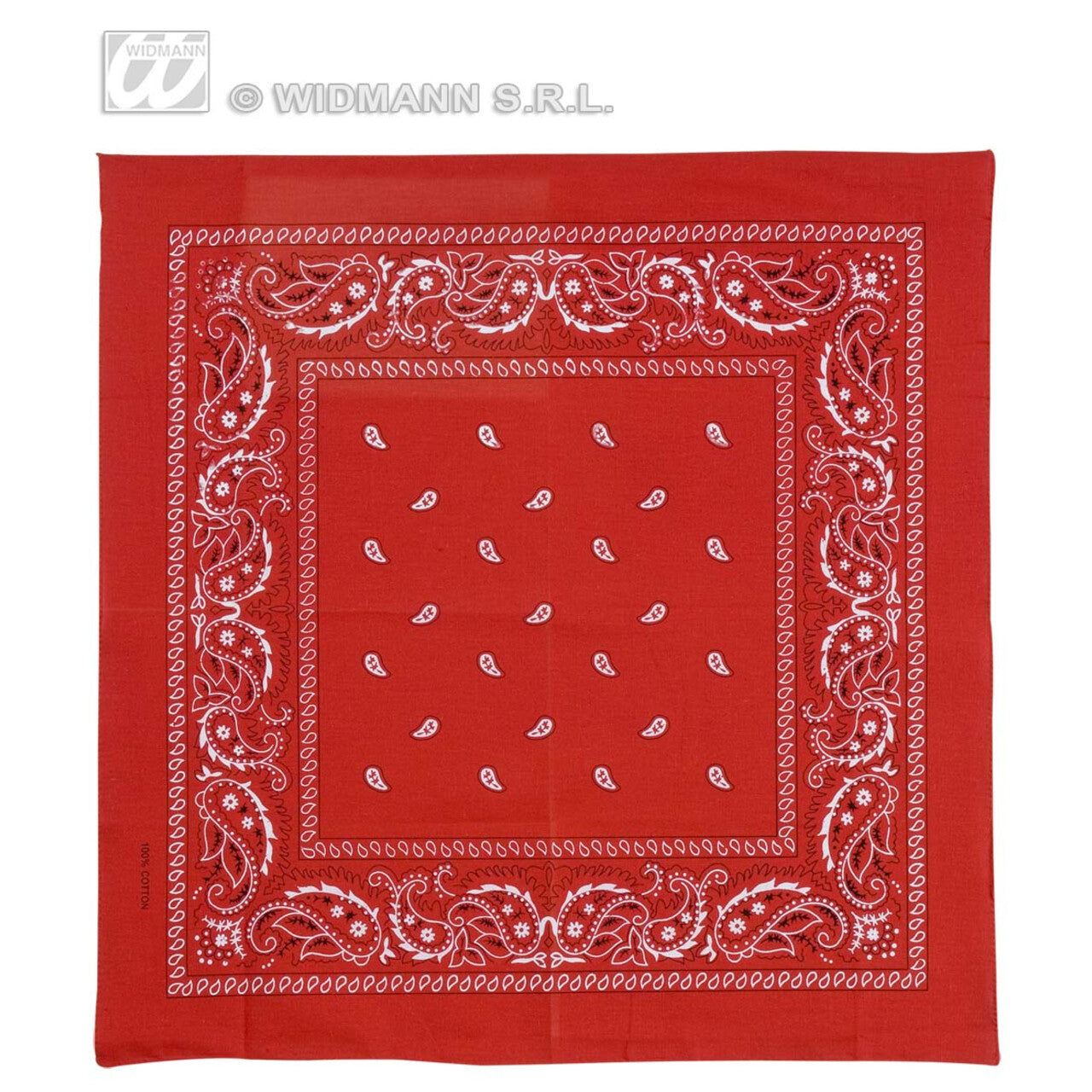 Op deze afbeelding zie je een Accessoires, van het merk Widmann. Bandana Rood