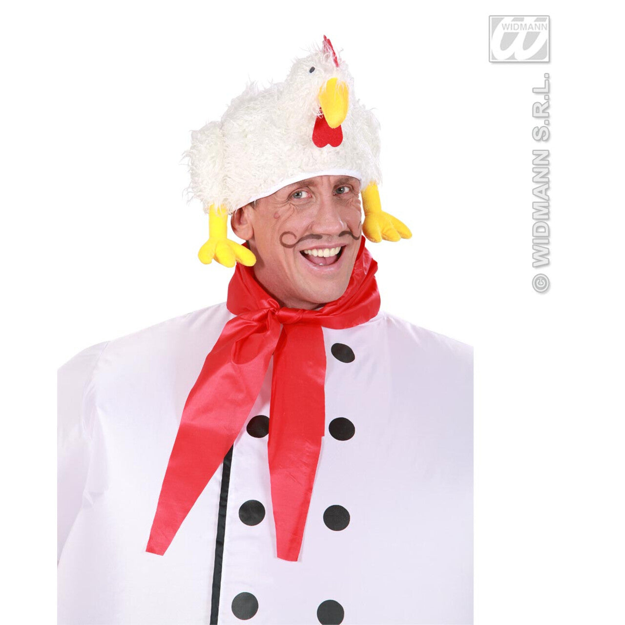 Op deze afbeelding zie je een Accessoires, van het merk Widmann. Muts Kip