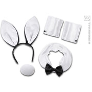 Op deze afbeelding zie je een Accessoires, van het merk Widmann. Bunny Set Wit