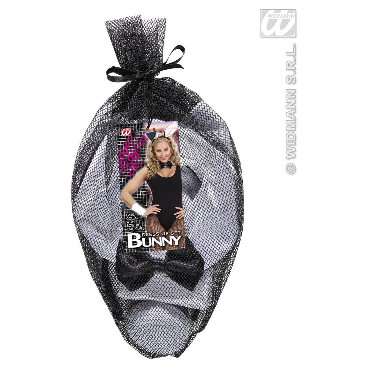 Op deze afbeelding zie je een Accessoires, van het merk Widmann. Bunny Set Wit