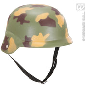 Op deze afbeelding zie je een Accessoires, van het merk Widmann. Helm Camouflage
