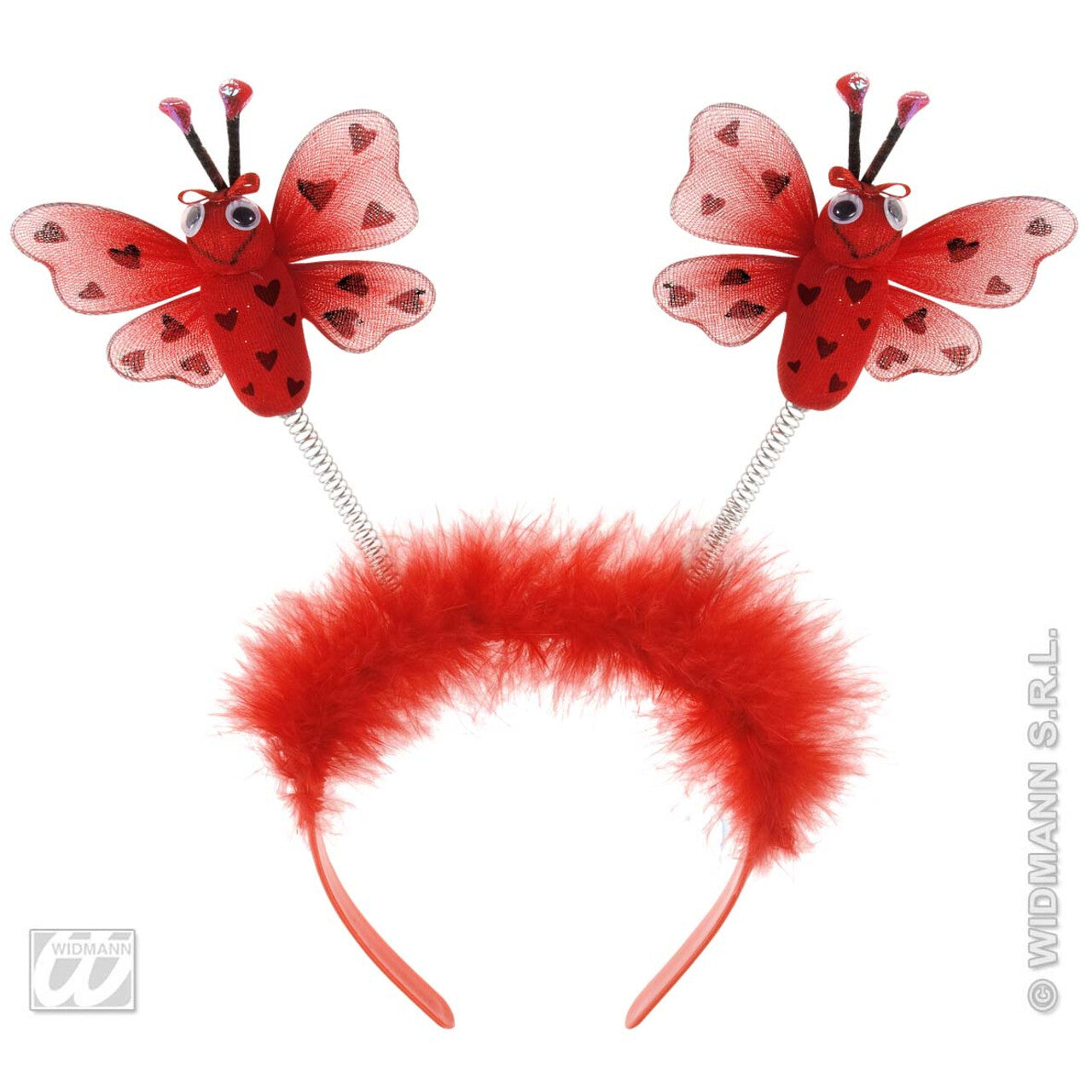 Op deze afbeelding zie je een Accessoires, van het merk Widmann. Hoofdband Lieveheersbeestje